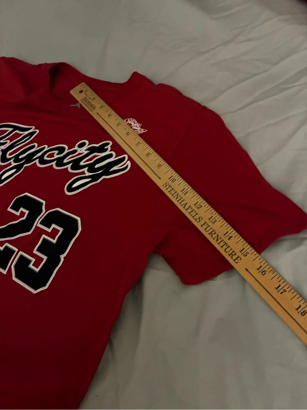 Michael Jordan #23 Flycity Air Jordan Vintage Jersey T-Shirt Size Medium